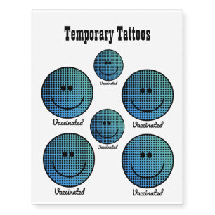 Pro Vaccine - Immune - Vaccinated - Immunization Temporary Tattoos