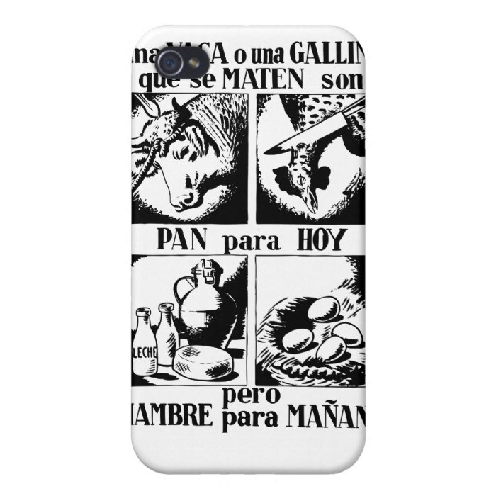 Pro Vegetarian Livestock Advertising iPhone 4/4S Covers