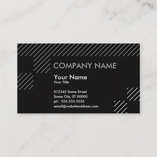 Customizable pro vertices business card template