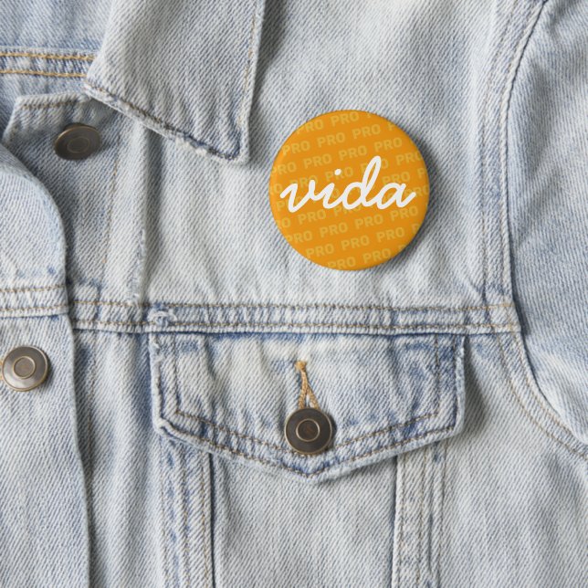 PRO vida in Yellow Button (In Situ)