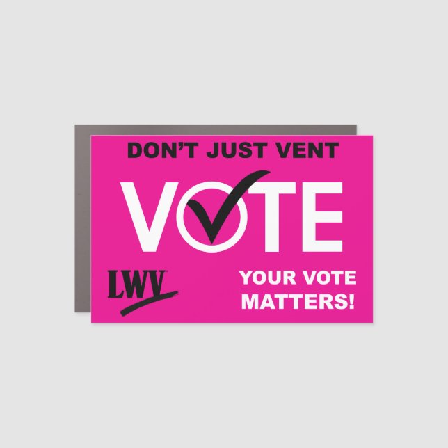 Pro Voting Car Magnet (Front)