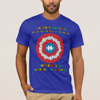 Pro Wrestling Fan with Autism T-Shirt