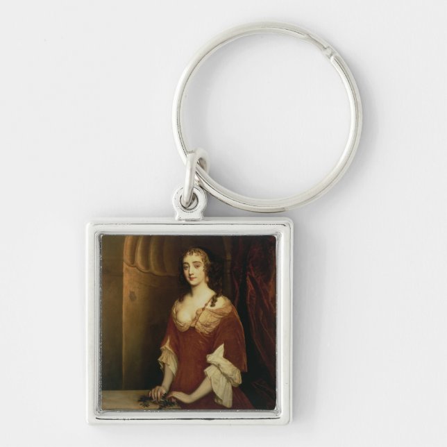Probable portrait of Nell Gwynne (1650-87), mistre Keychain (Front)
