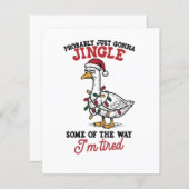 Probably Just Gonna Jingle Some Goose Christmas  (Front/Back)