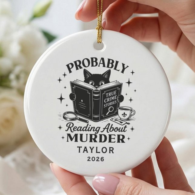 Probably Reading About Murder Ornament (Creator Uploaded)