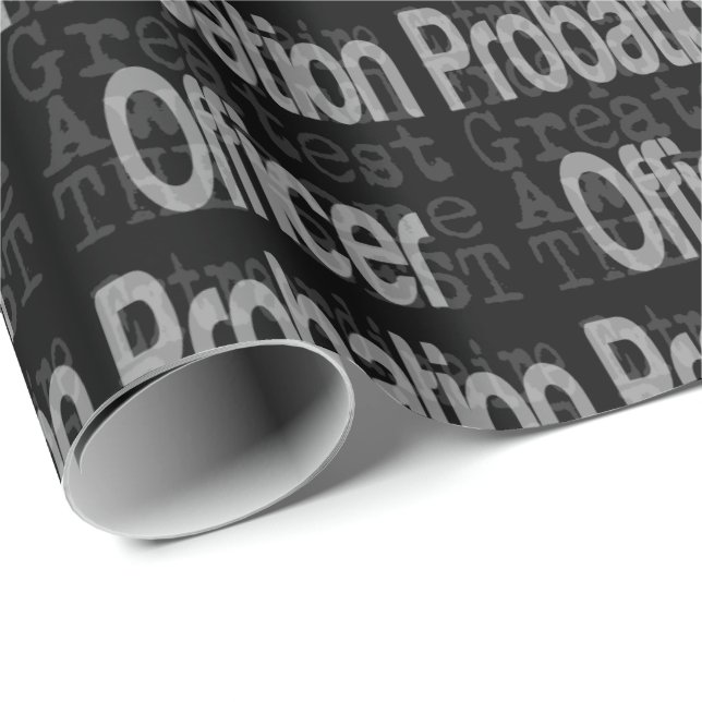 Probation Officer Extraordinaire Wrapping Paper (Roll Corner)