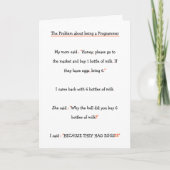 Problem about being a Programmer.. Funny Birthday Holiday Card (Front)