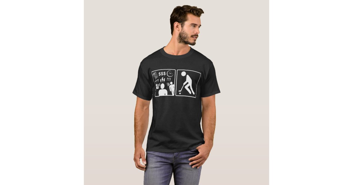 Funny Ice Hockey Problem Solved' Men's T-Shirt