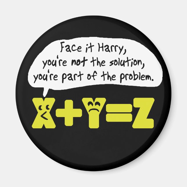 Problem Funny Math Magnet (Front)