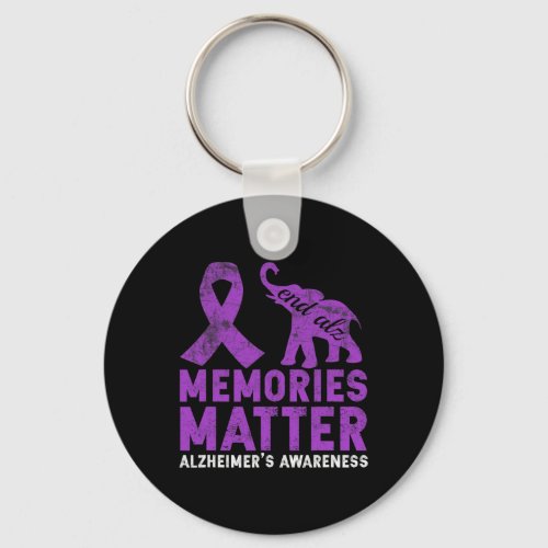 Problem Heimer _ Purple Elephant  Keychain