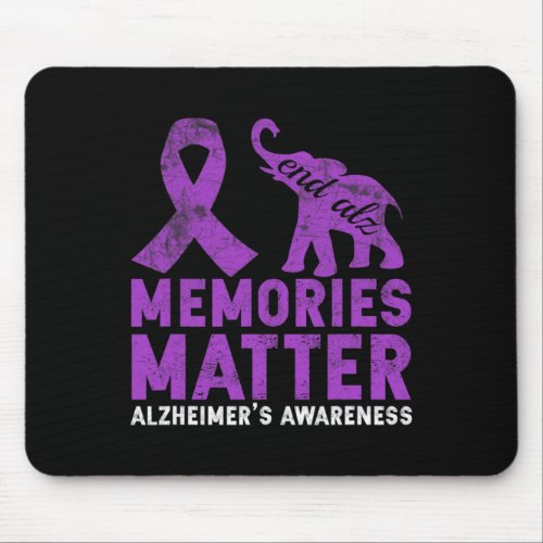 Problem Heimer _ Purple Elephant  Mouse Pad