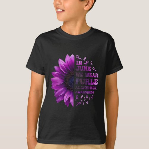 Problem Heimer Purple Heimers Awareness 4  T_Shirt