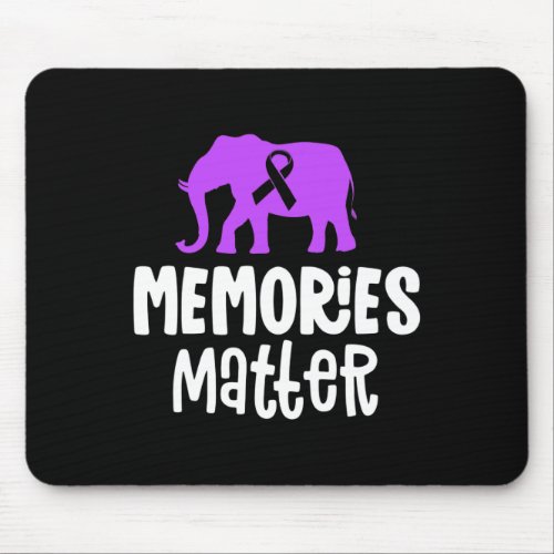 Problem Heimer Purple Ribbon Awareness  Mouse Pad