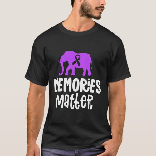 Problem Heimer Purple Ribbon Awareness  T_Shirt