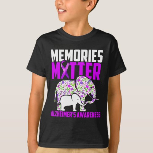 Problem Heimers Awareness Elephant  T_Shirt