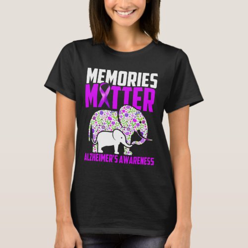 Problem Heimers Awareness Elephant  T_Shirt