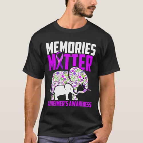 Problem Heimers Awareness Elephant  T_Shirt