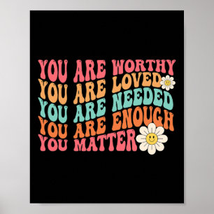 Problem Kindness Be Kind Groovy Mental Health Awar Poster