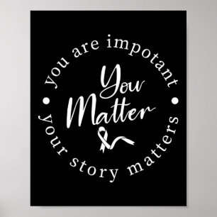 Problem Mental Health Awareness Warrior Counselor  Poster