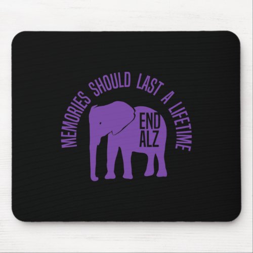 Problem Purple Elephant And Text Heimer1  Mouse Pad