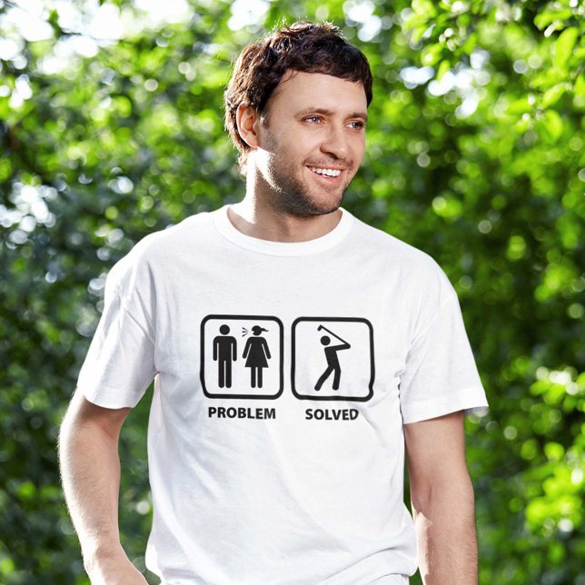 Problem Solved Golfing T-Shirt (Creator Uploaded)