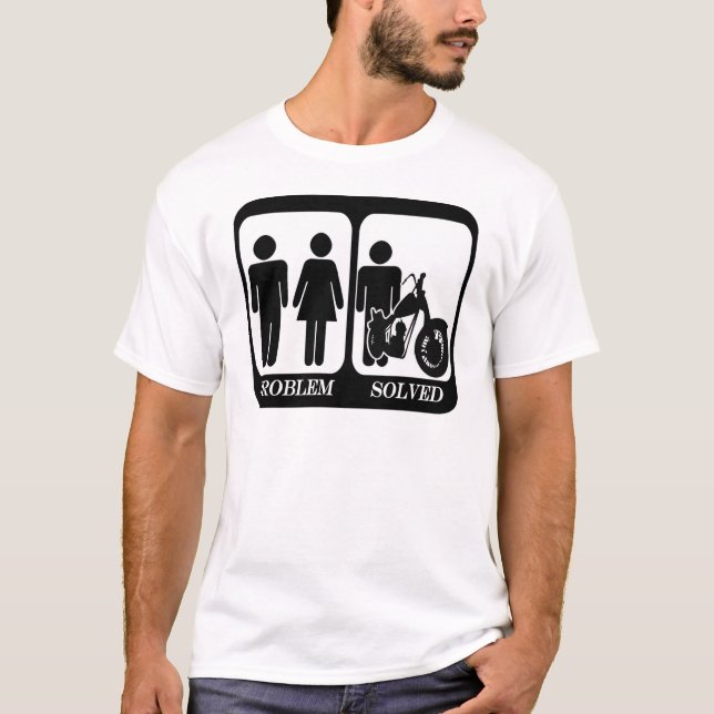 Problem solved motorbike.png T-Shirt (Front)