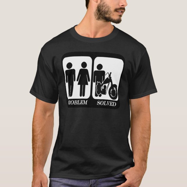Problem solved motorbike.png T-Shirt (Front)