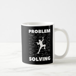 Problem Solving Climber Gift Rock Climbing Boulde Coffee Mug