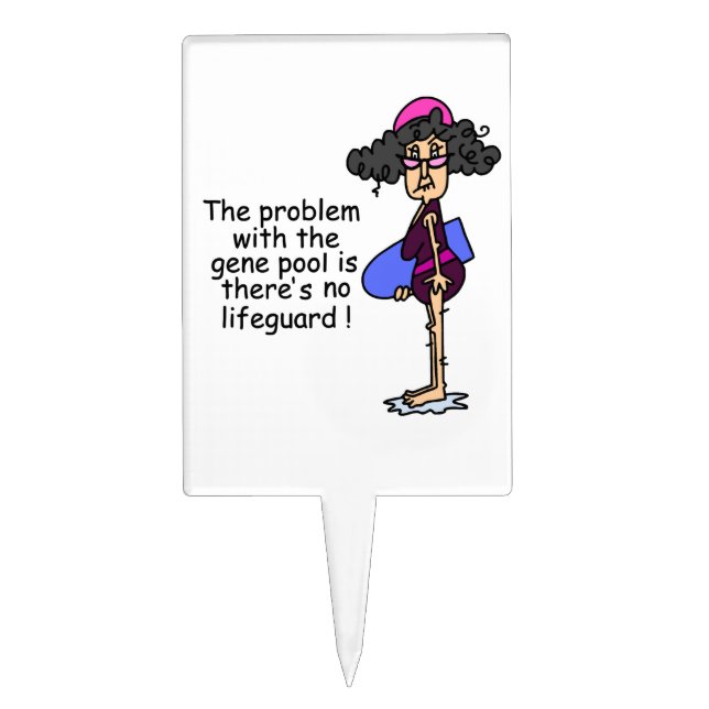 Problem With the Gene Pool Cake Topper (Front)