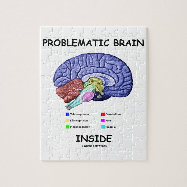 Problematic Brain Inside (Brain Anatomy) Jigsaw Puzzle