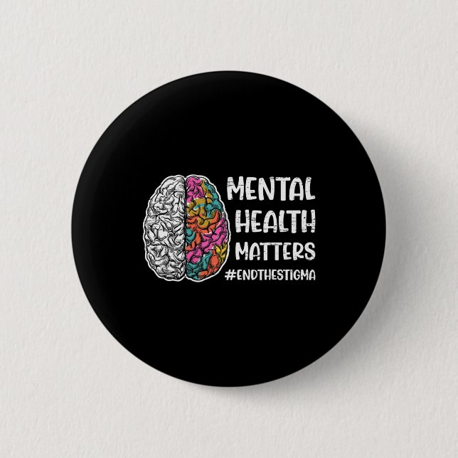 Problems Mental Mental  Button (Front)