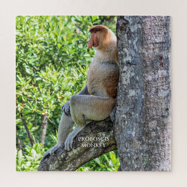 Proboscis Monkey Jigsaw Puzzle (Vertical)