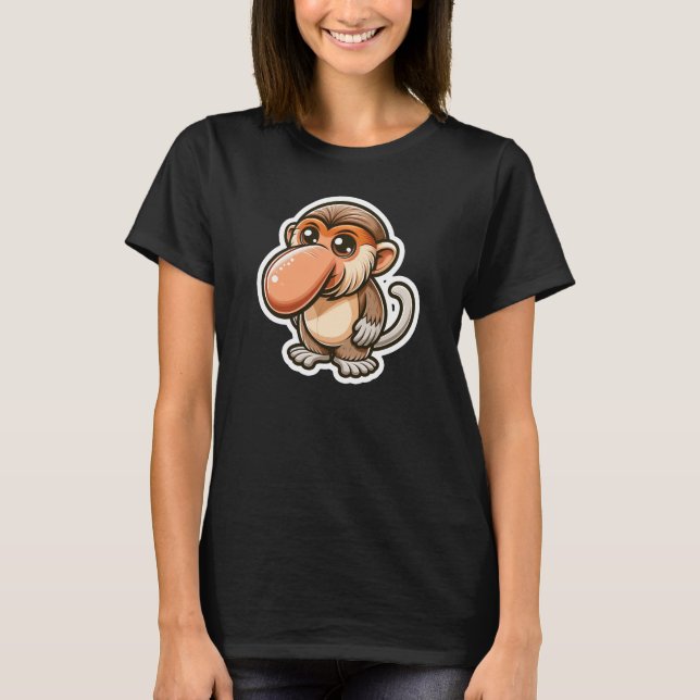 Proboscis Monkey  T-Shirt (Front)