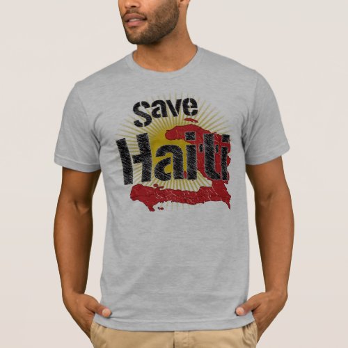 Proceeds go to RED CROSS _ Save Haiti _ T_Shirt