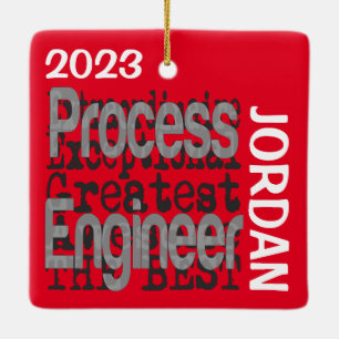Process Engineer Extraordinaire CUSTOM Ceramic Ornament