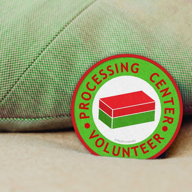Processing Center Volunteer - Shoebox Patch (Creator Uploaded)