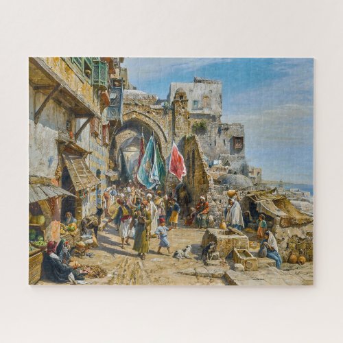 Procession in Jaffa  Gustav Bauernfeind  Jigsaw Puzzle