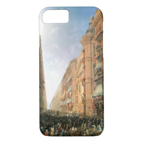 Procession of Corpus Christi in Via Dora Grossa T iPhone 87 Case