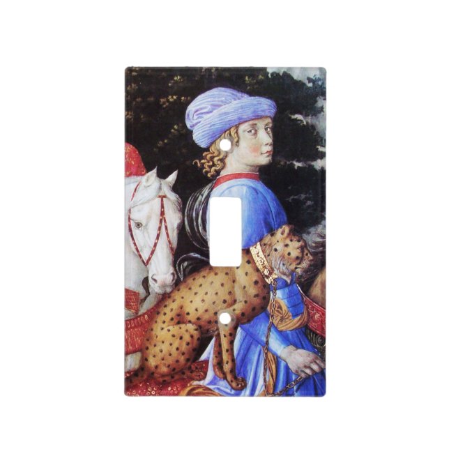 Procession of Magus Melchior,Horse Riders,Wild Cat Light Switch Cover (Front)