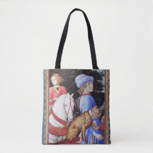 Procession of Magus Melchior,Horse Riders,Wild Cat Tote Bag