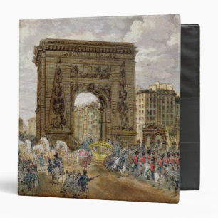 Procession of Pope Pius VII in Paris 3 Ring Binder
