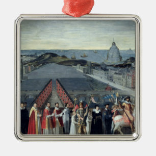 Procession of the Brotherhood of Saint-Michel Metal Ornament