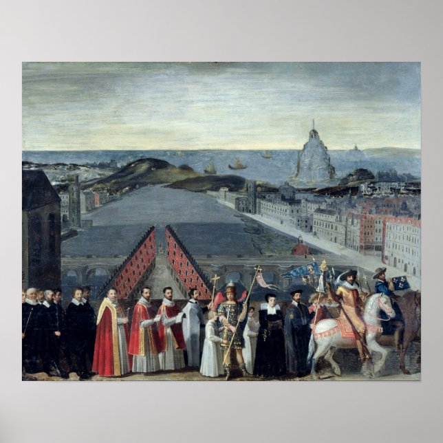 Procession of the Brotherhood of Saint-Michel Poster (Front)