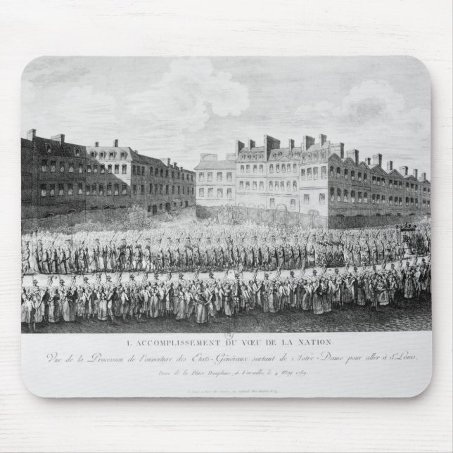 Procession of the Opening of the Estates Mouse Pad (Front)
