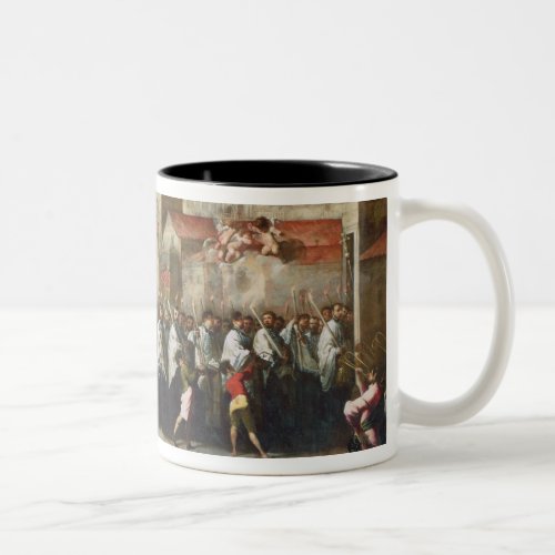 Procession of the Relics of the Holy Brescian Bish Two_Tone Coffee Mug