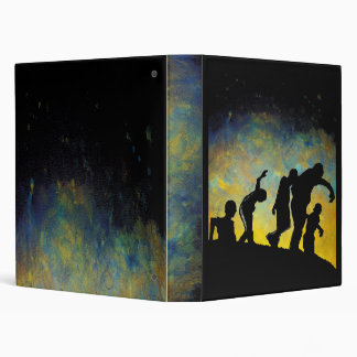 Procession Zombie Silhouette Binder dark art