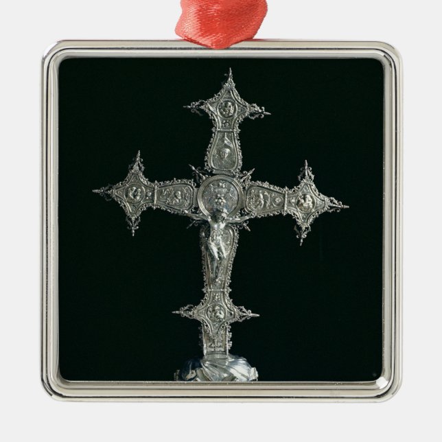 Processional cross metal ornament (Front)