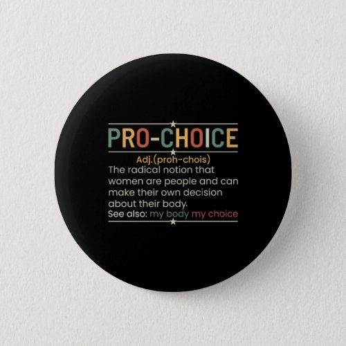 prochoice definition  button