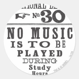 Proclamation 30 classic round sticker