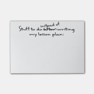 Procrastinating Teacher's Note